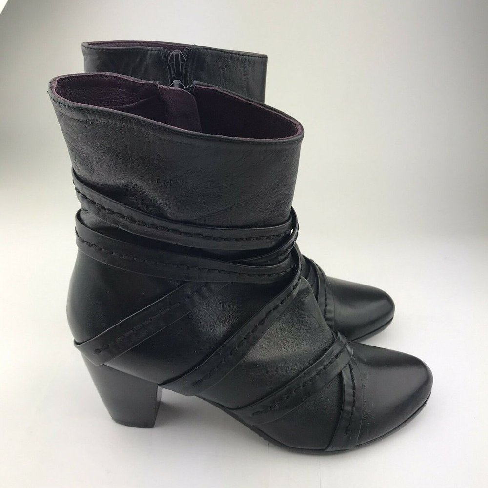 EVERYBODY By BZ MODA‎ Women's Black Ankle Boot Stra
